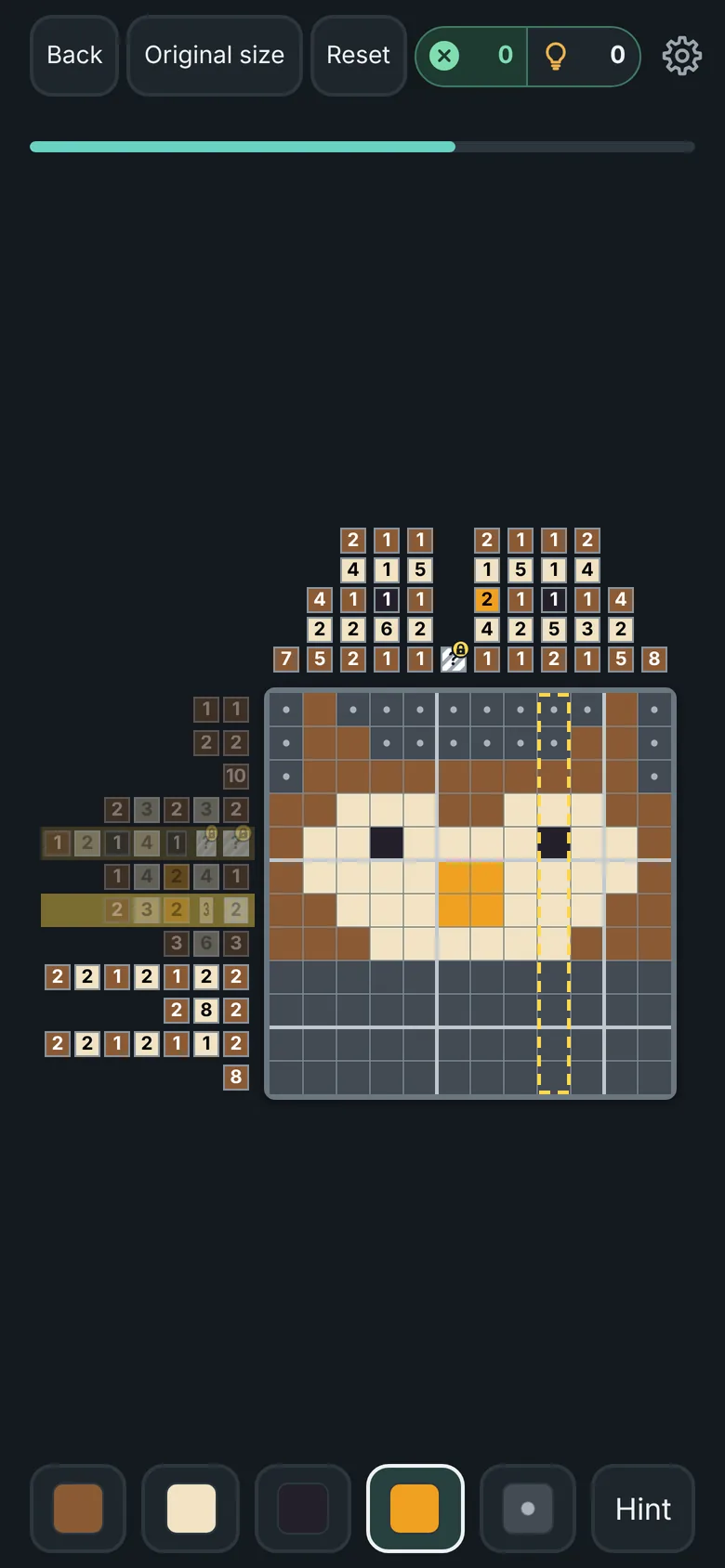 The same owl puzzle in the dark look.